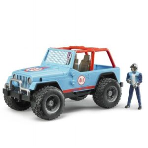Jeep CC Racer Blue with Man