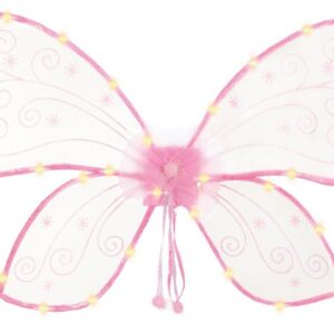 Magical Light-Up Wings Hot Pink