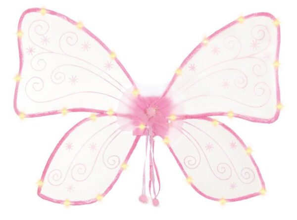 Magical Light-Up Wings Hot Pink