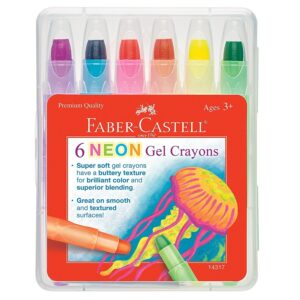 Neon Gel Crayons 6 Pack Neon Gel Crayons 6 Pack