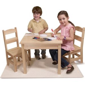 Wooden Table & Chairs Set