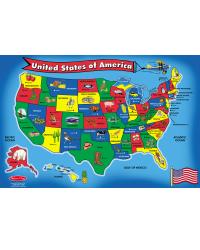 USA Map Floor Puzzle (51 pc.)