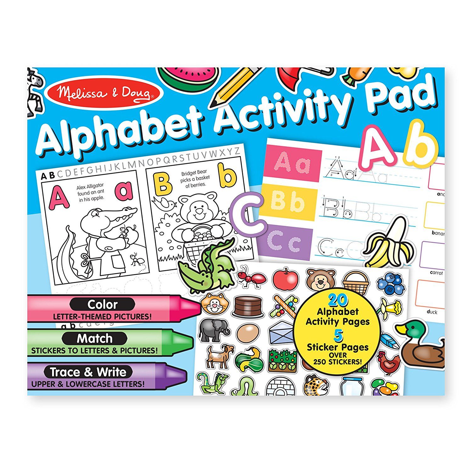 Alphabet Activity Pad - Toys & Co. - Melissa & Doug