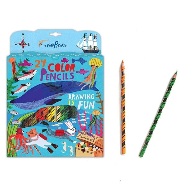 In the Sea Color Pencils 24 pack