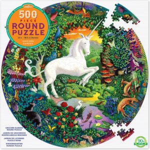 Unicorn Garden Puzzle 500 pcs. Round