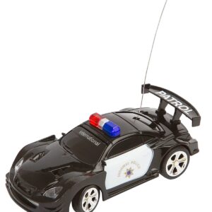 RC Mini Police Racer Black & White