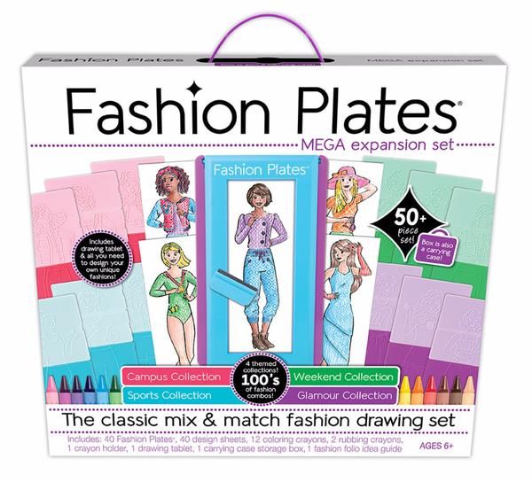 Fashion Plates Mega Expansion Set - Toys & Co. - Kahootz (Spirograph)