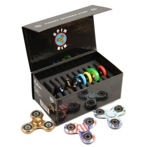 Spin Bin - Fidget Spinner Storage Box (Holds 10 Spinners)