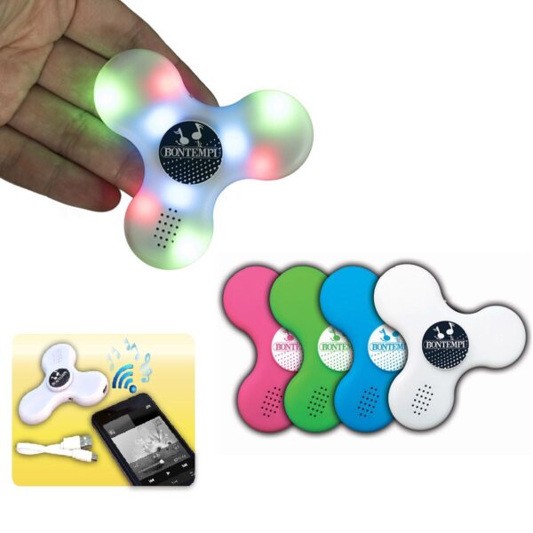Bontempi Bluetooth Speaker Fidget Spinner (One Random Color)