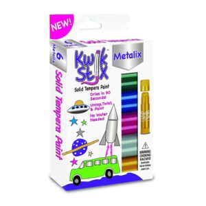 Kwik Stix Tempera Paint Stick 6 Pack Metalix Colors Kwik Stix Tempera Paint Stick 6 Pack Metalix Colors