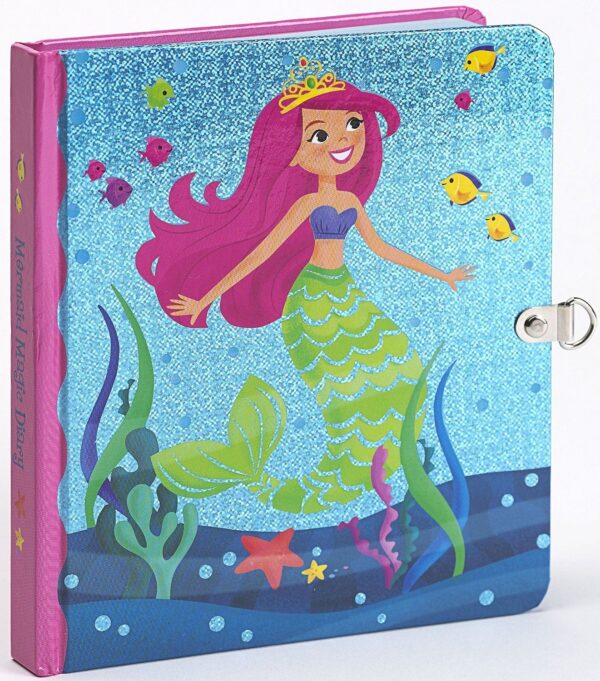 Mermaid Lock & Key Diary