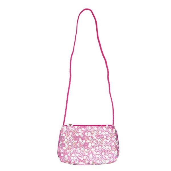 Bloom Fairy Sequin Shoulder Bag Hot Pink
