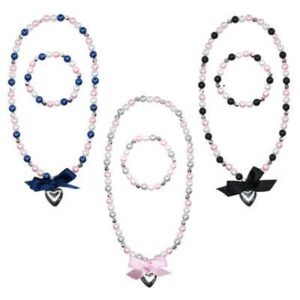 Lovely Heart Jewelry Set (One Random Color)