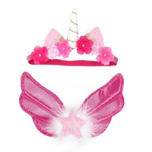 Magical Unicorn Wing & Horn Set - Hot Pink