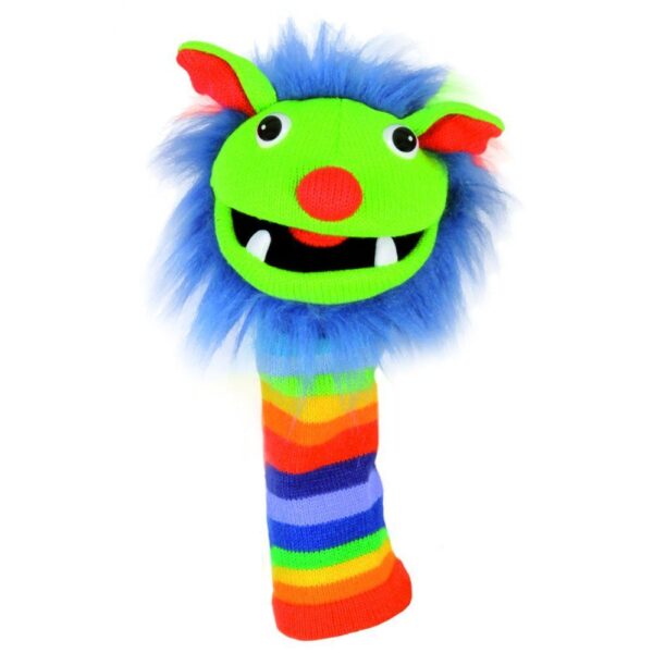 Rainbow Knitted Puppet 16 inch