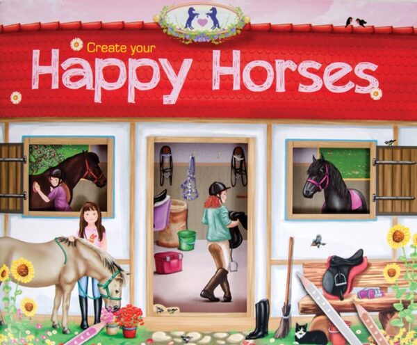 Create Your Happy Horses Sticker Kit (StyleModel)