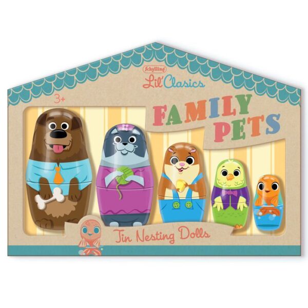 Family Pets Tin Nesting Dolls (Little Classics)