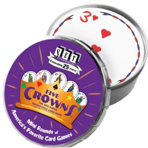 Five Crowns Card Game 2 inch Mini Tin