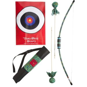 Peacock Bow & 2 Arrows Boxed Set