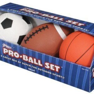 Pro Ball Set (Basketball, Soccer Ball, Football) Pro Ball Set (Basketball, Soccer Ball, Football)