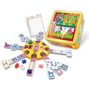 Mexican Train & Chickenfoot Deluxe Domino Set
