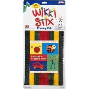 Wikki Stix 48 Pack Primary