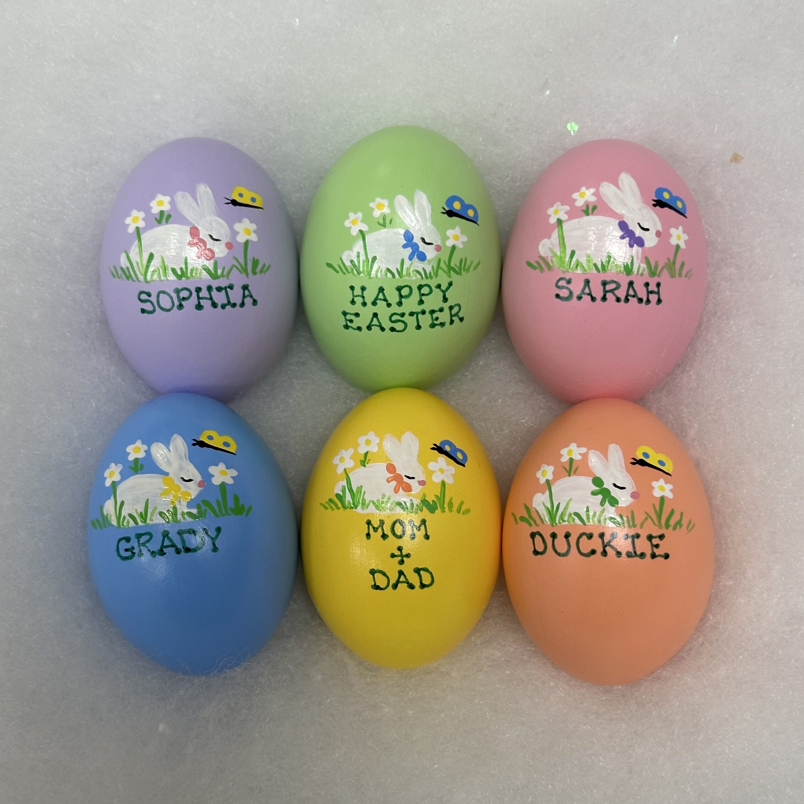 Personalized Hand Painted Easter Egg