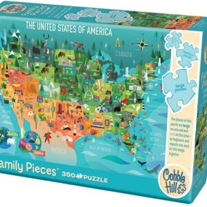 Usa 350 Pc Family Puzzle
