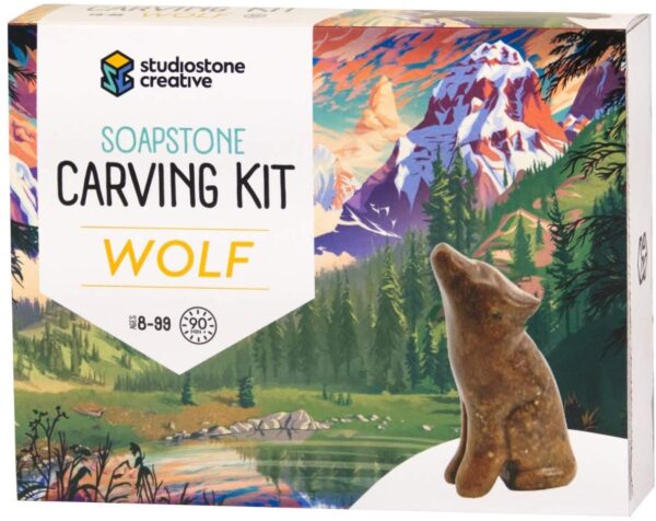 Soapstone Carving Wolf