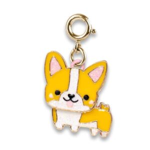 Gold Corgi Charm Gold Corgi Charm