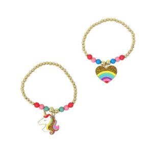 Rainbows & Unicorn Beaded Bracelet