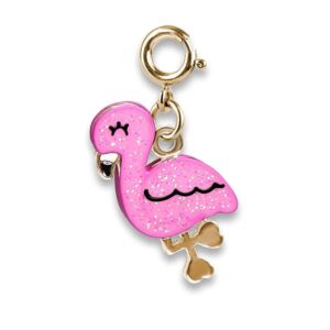 Gold Glitter Flamingo Charm Gold Glitter Flamingo Charm