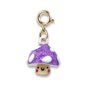 Gold Glitter Mushroom Charm Gold Glitter Mushroom Charm