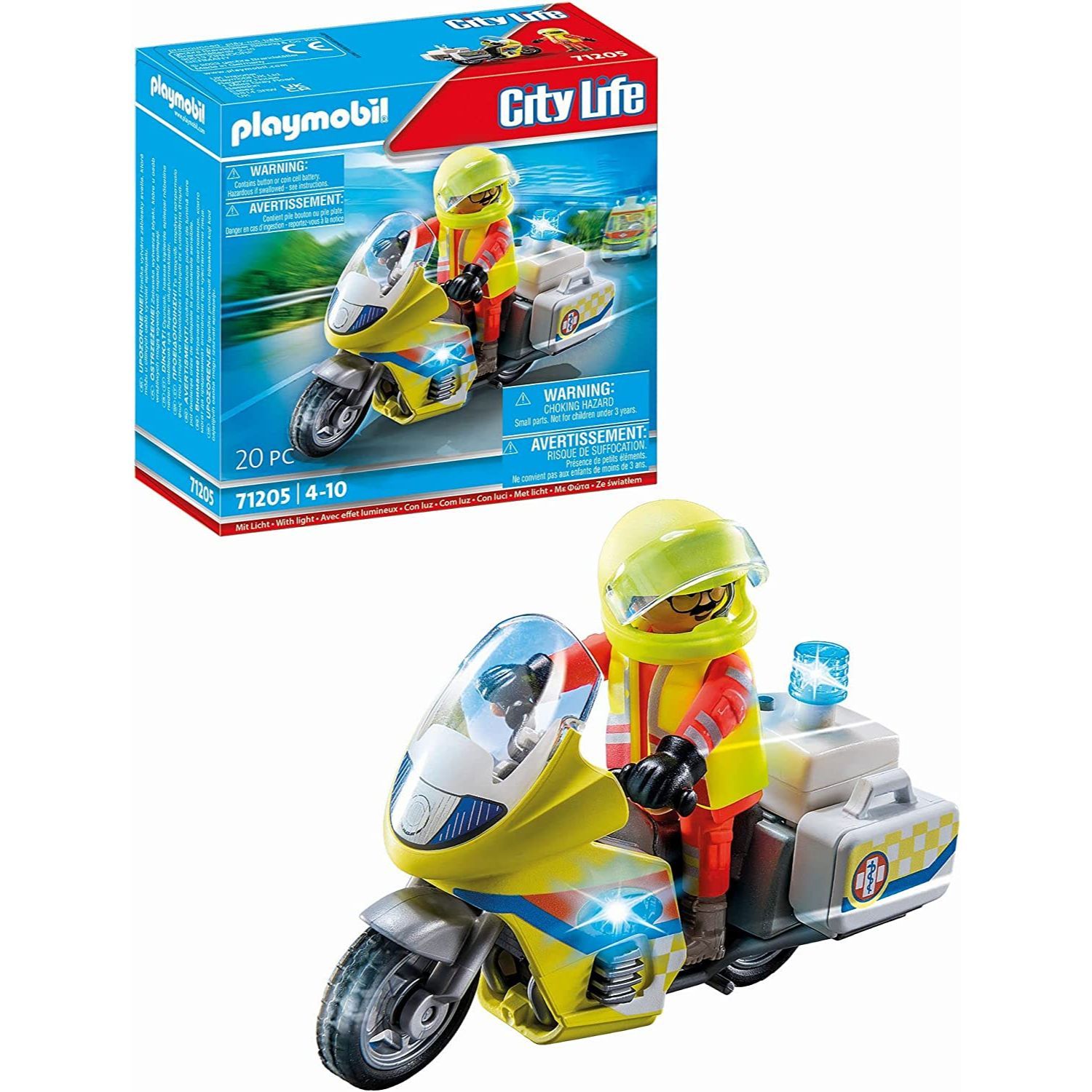 Rescue Motorcycle - Toys & Co. - Playmobil