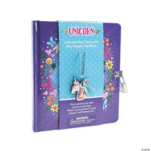 Unicorn Diary with Key