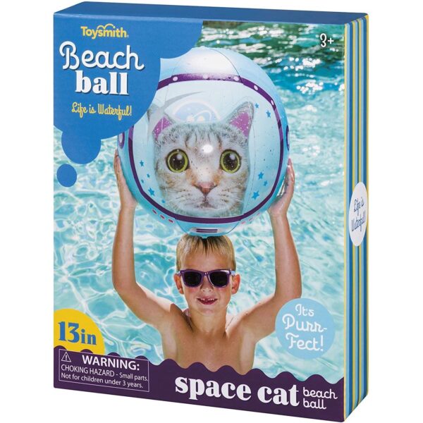 Space Cat Beach Ball 13 inch