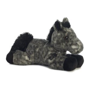 Storm Dark Grey Horse Mini Flopsie 8 inch Storm Dark Grey Horse Mini Flopsie 8 inch