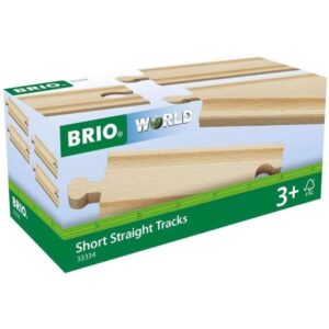 Brio Short Straight Track - 4 Pack