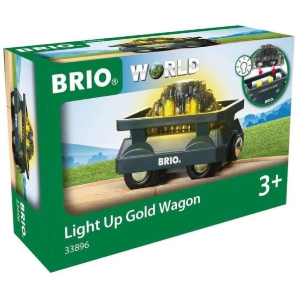 Light-Up Gold Wagon