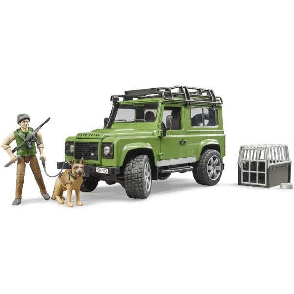 Land Rover W/ Forester/Dog