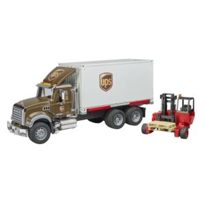 Mack UPS Freight Truck with Forklift