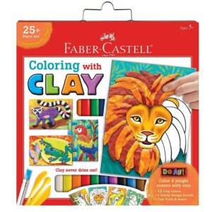Do Art Coloring with Clay - Jungle Animals