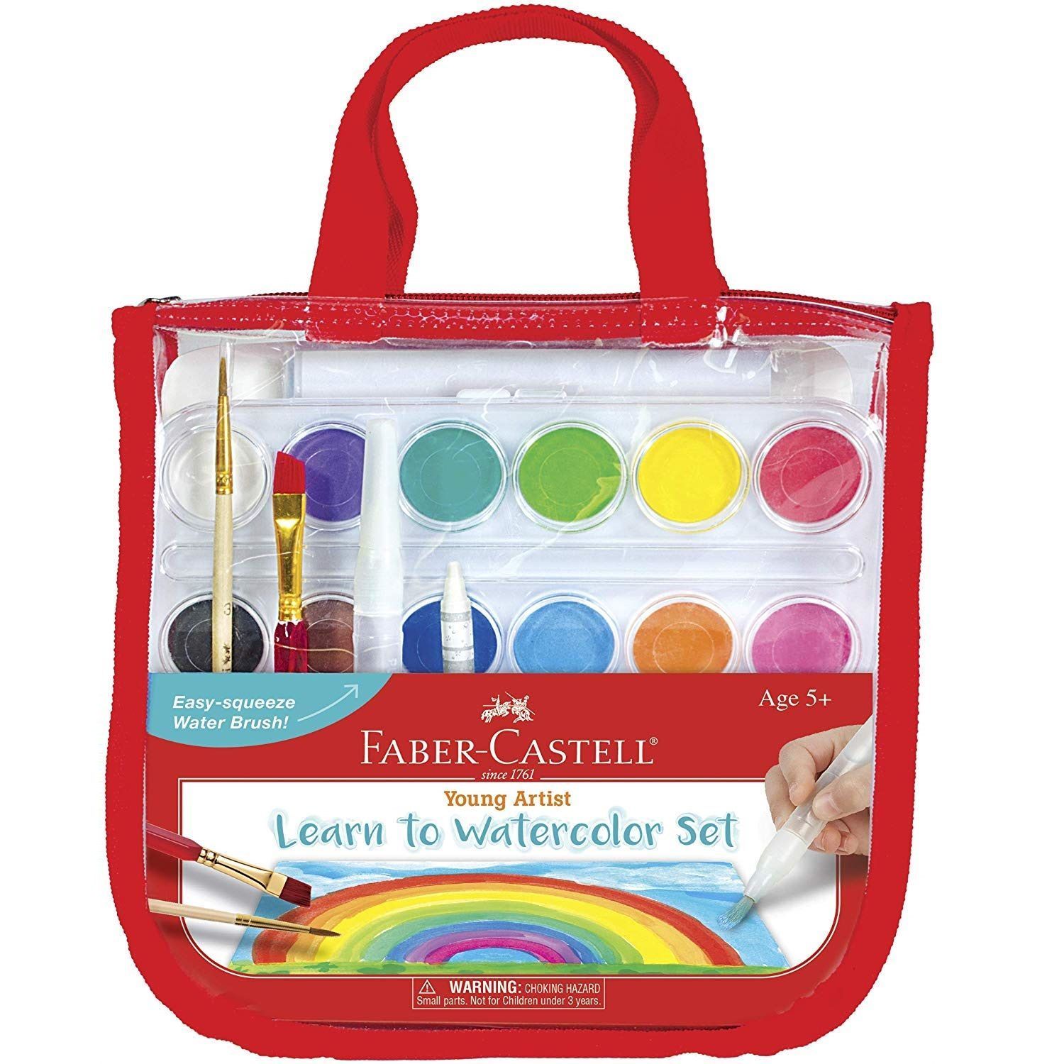  Mini Watercolor Paint Set For Kids and Toddlers, 5