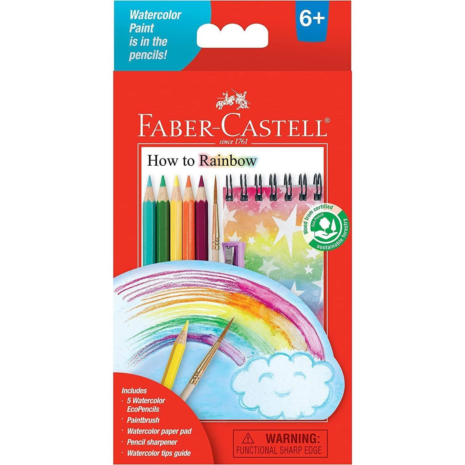 Faber Castell 6 Metallic Gel Crayons