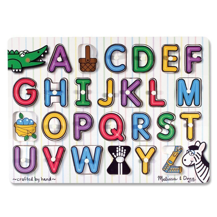 ABC Peg Puzzle Toys & Co. Melissa & Doug