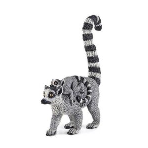 Lemur and Baby Lemur and Baby