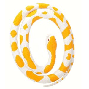 Albino Python Rubber Snake 46 inch Albino Python Rubber Snake 46 inch