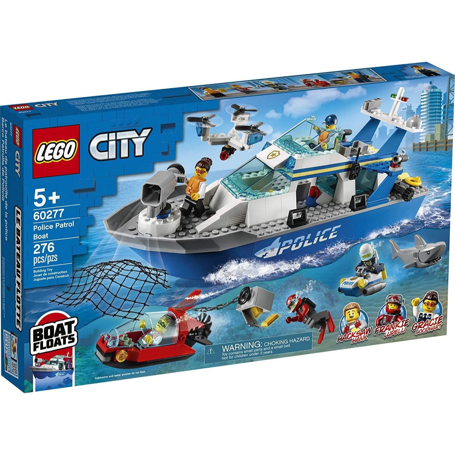 POLICE PATROL BOAT -CITY- Toys & Co. - LEGO