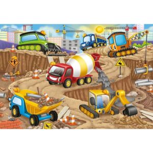 Construction Fun 24 Pieces Floor Construction Fun 24 Pieces Floor
