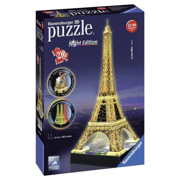 Eiffel Tower Night Edition 3D 216 pcs.